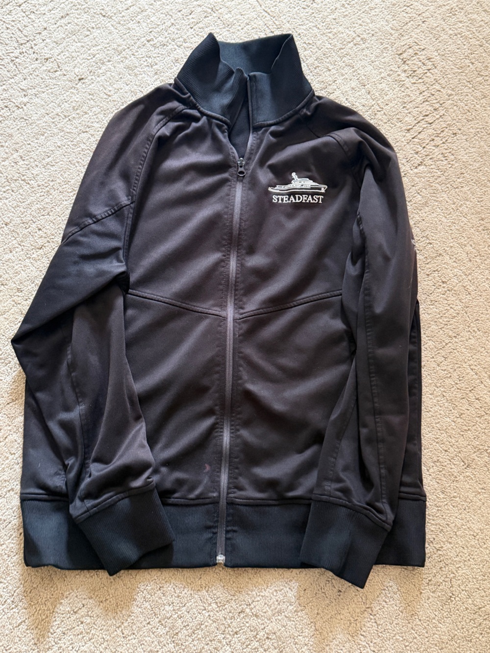 The North Face Black Full-Zip Performance Jacket with Steadfast Logo